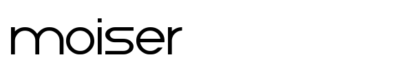 Moiser font preview